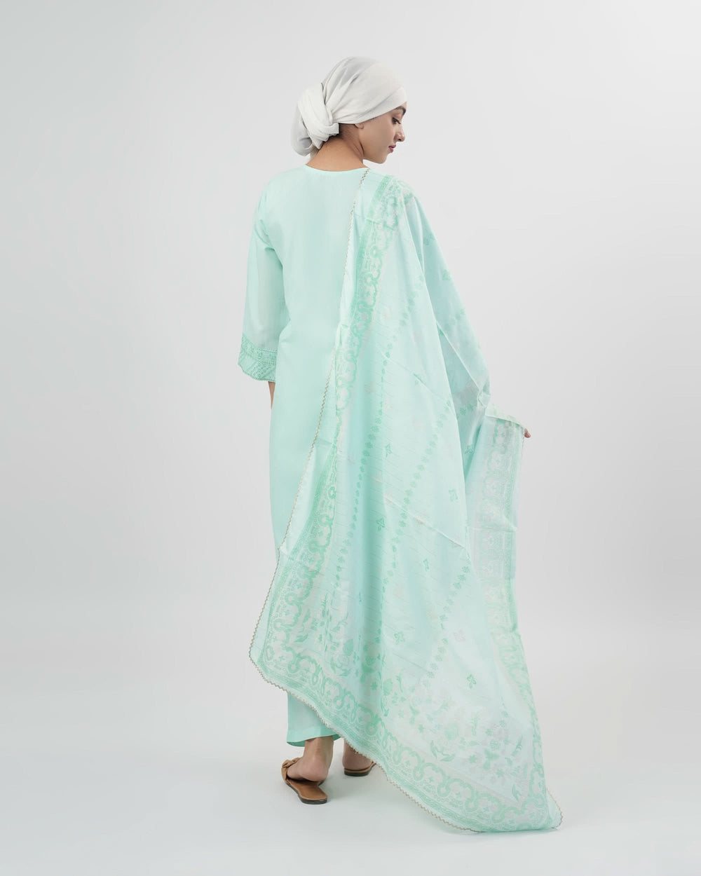 Valuables Women Embroidered 3Pcs Suit