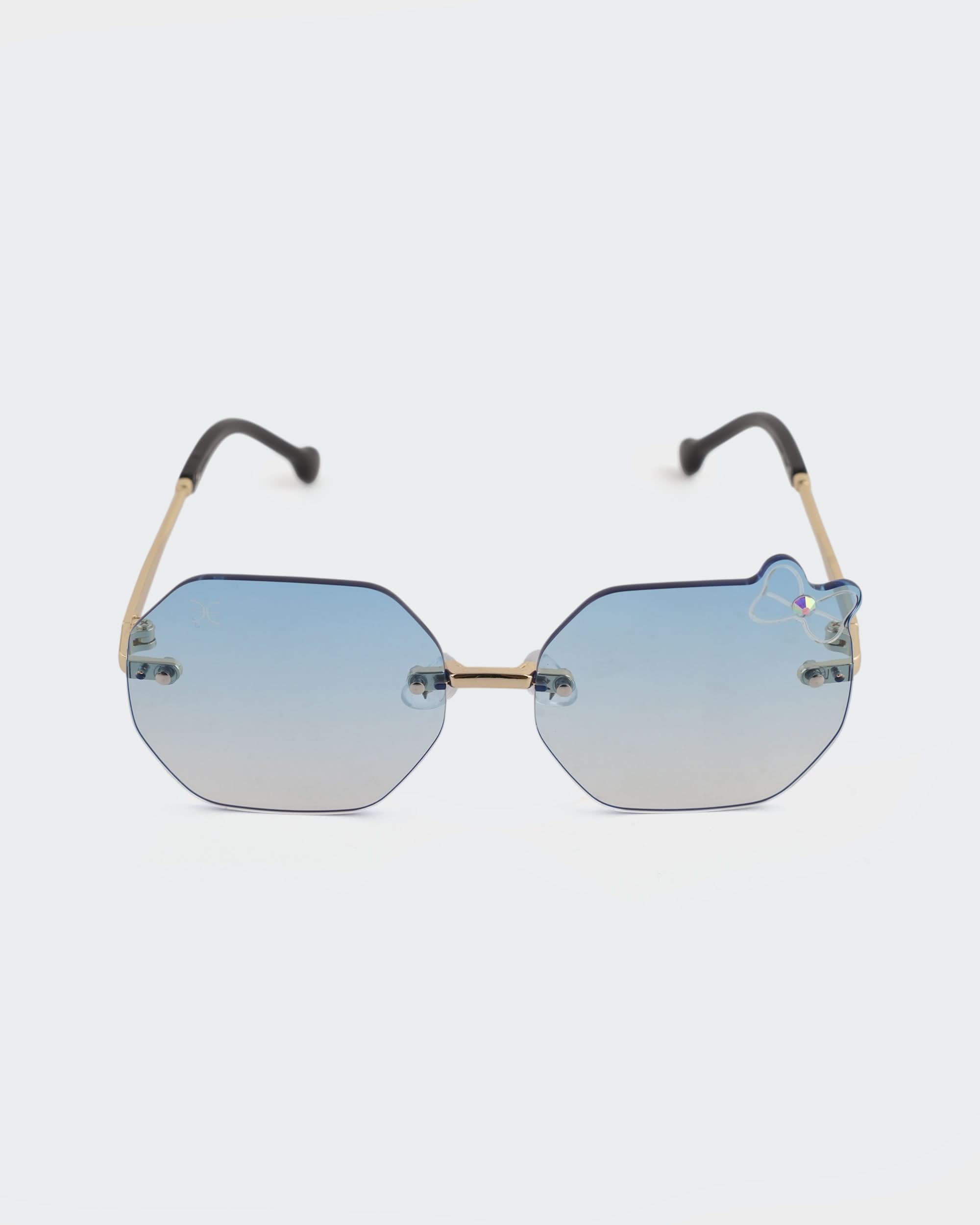 Eminent Rimless Octagon Sunglasses