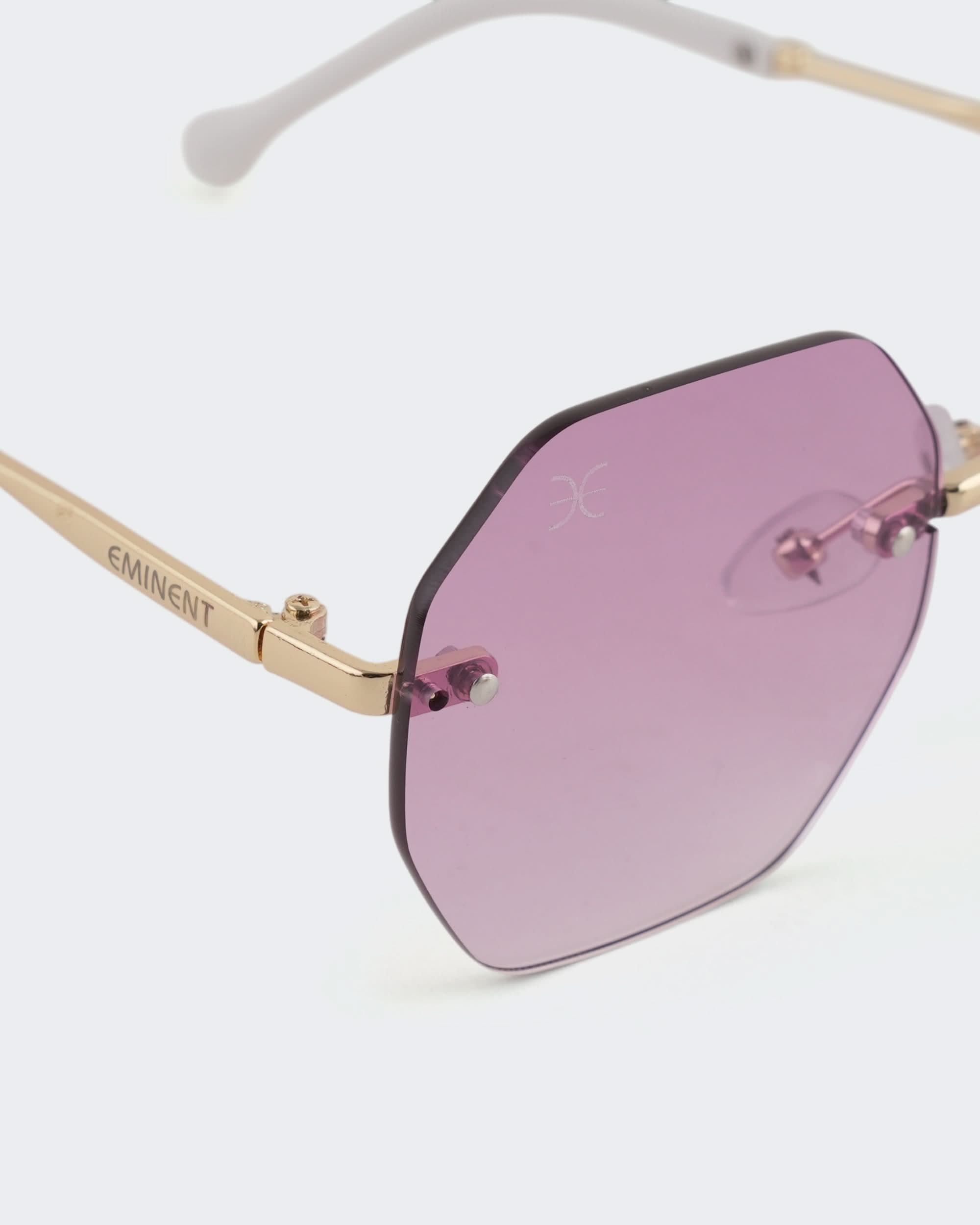 Eminent Rimless Octagon Sunglasses