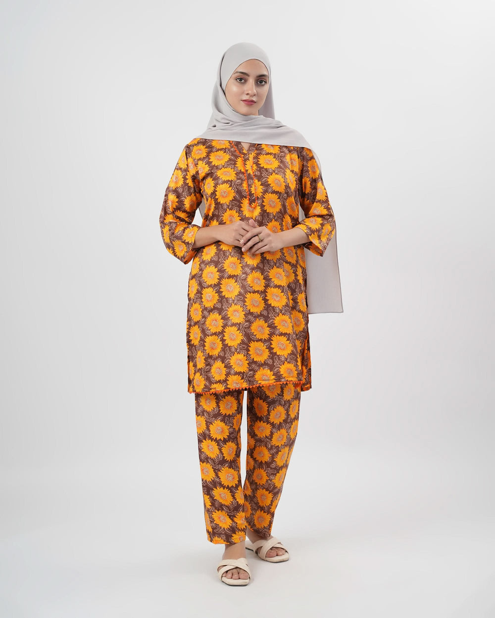 Women's 2Pc Printed Suit