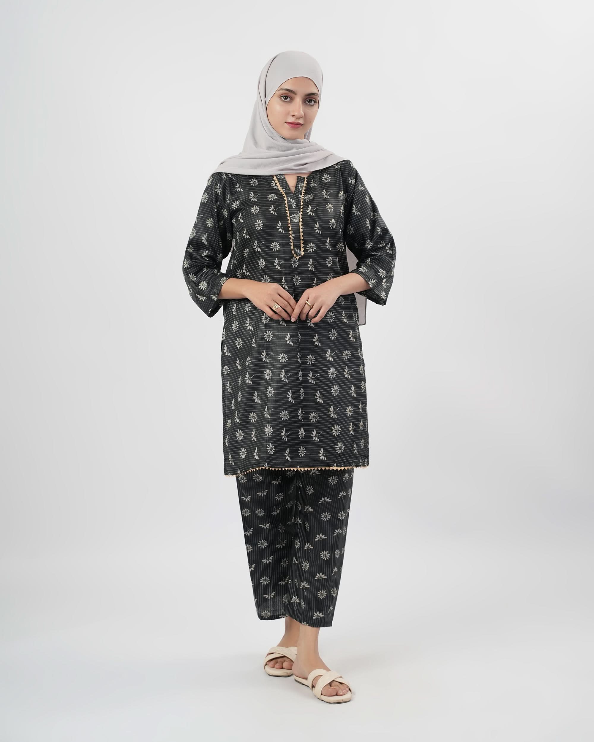 Women's 2Pc Printed Suit