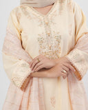 Valuables Women Embroidered 3Pcs Suit