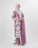 Valuables Women’s Embroidered Chiffon 3Pcs Suit