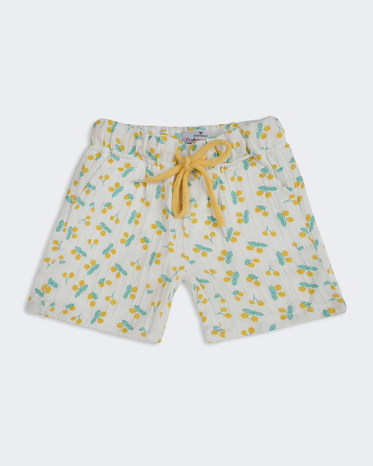Eminent Newborn Girls Plain Interlock Shorts