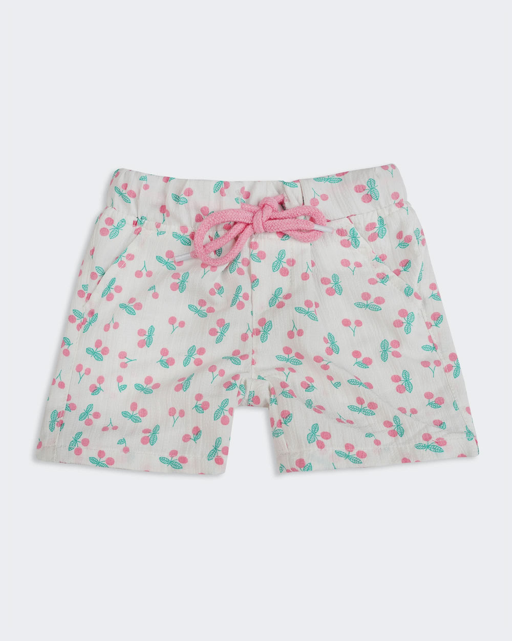 Eminent Newborn Girls Plain Interlock Shorts