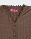 Eminent Girl's Solid Textured T-Shirt
