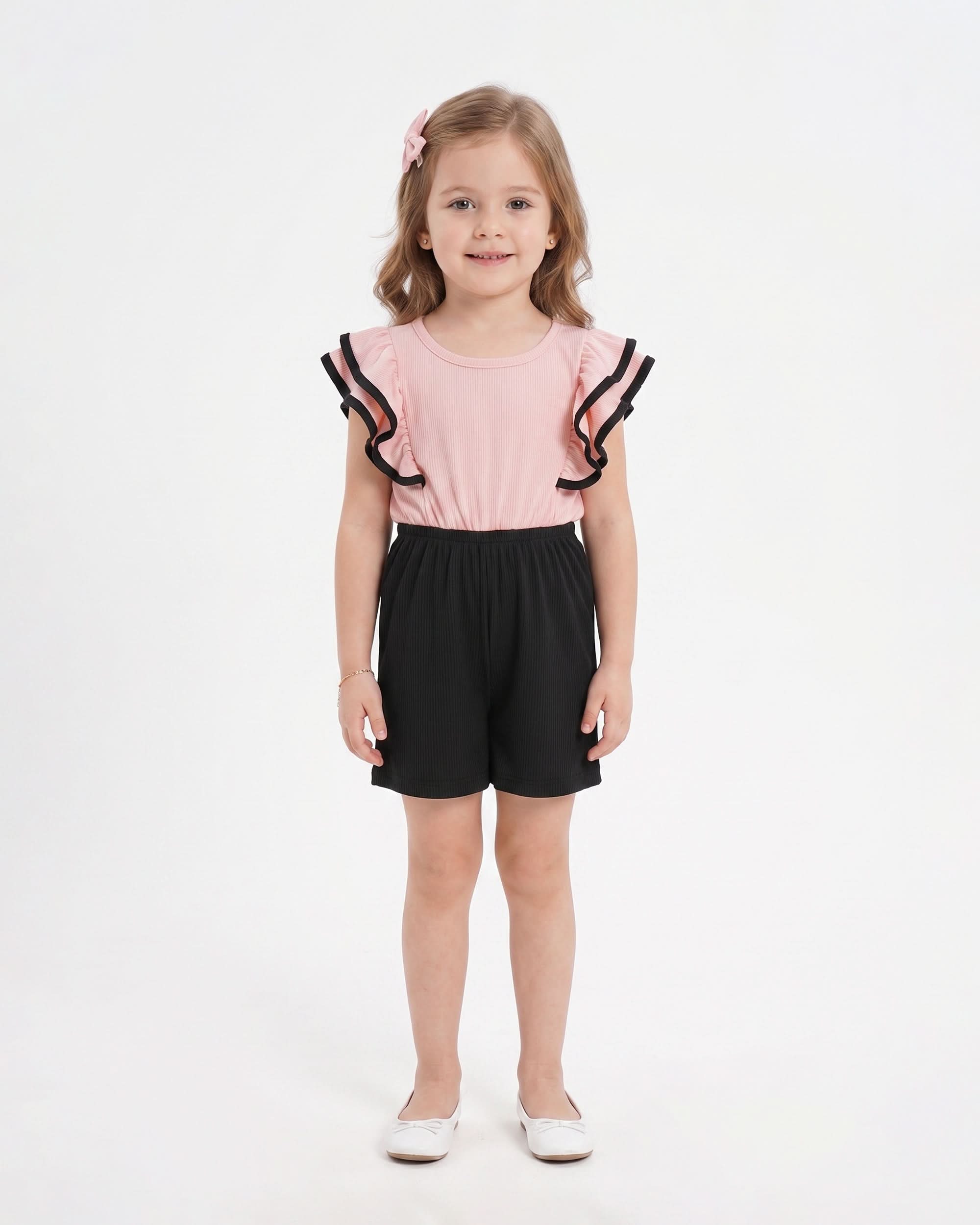 Eminent Girls' Solid Jersey Jumpsuit