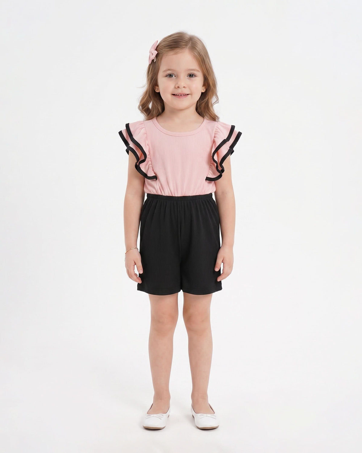 Eminent Girls' Solid Jersey Jumpsuit