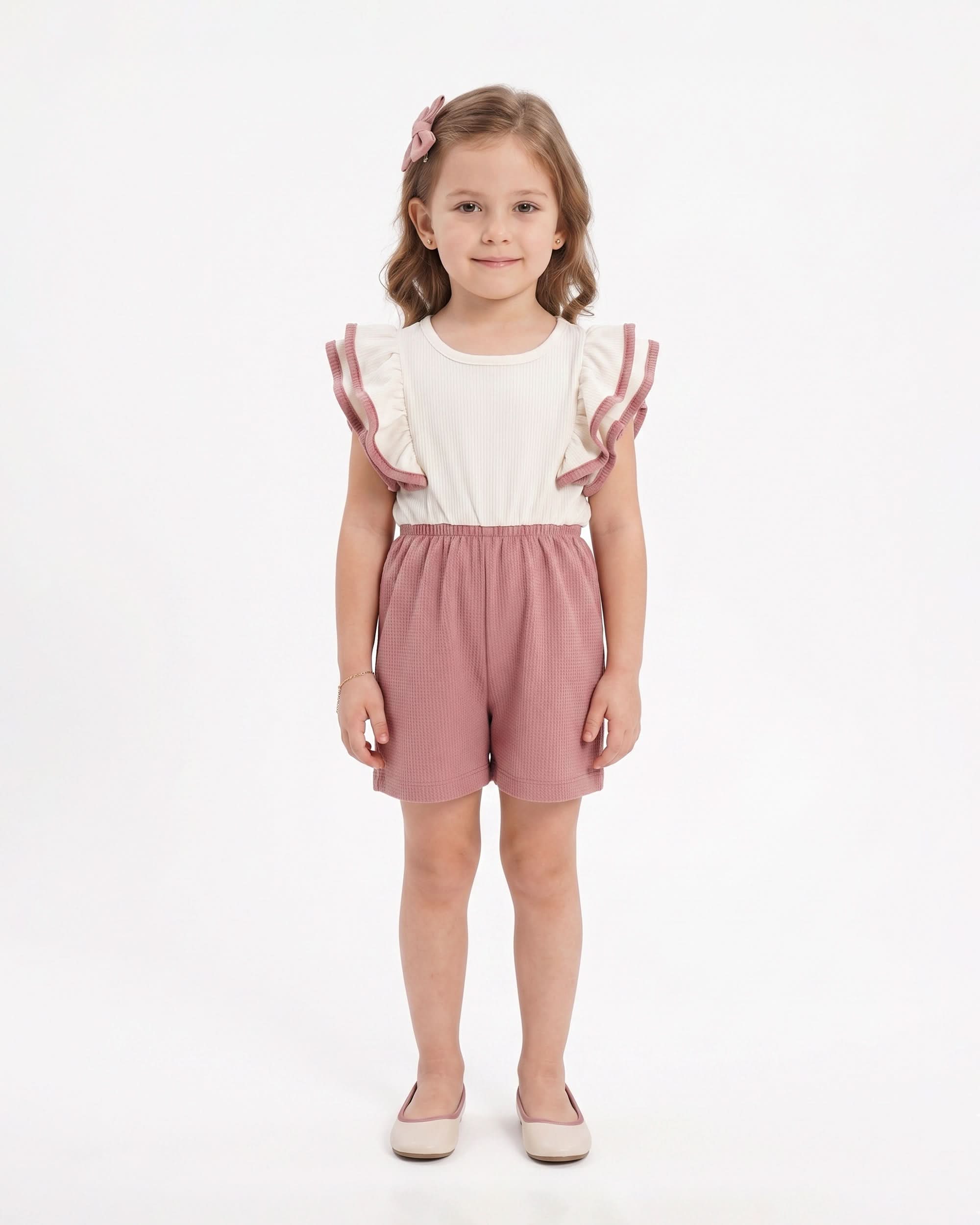 Eminent Girls' Solid Jersey Jumpsuit
