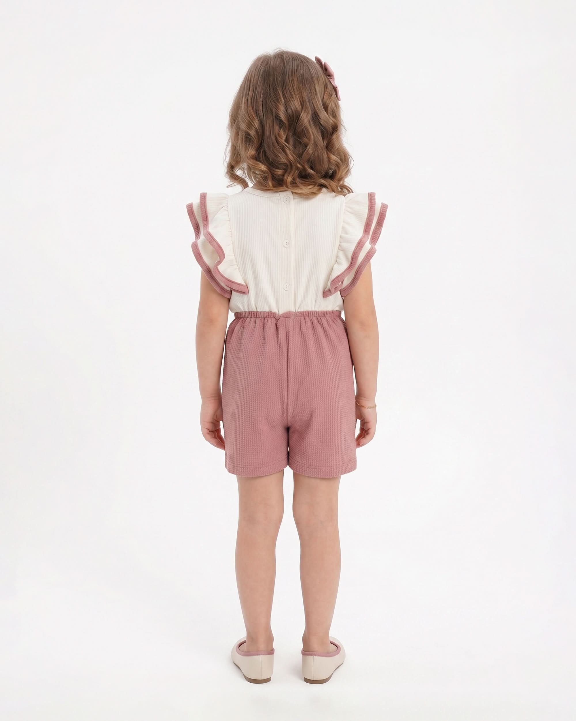 Eminent Girls' Solid Jersey Jumpsuit
