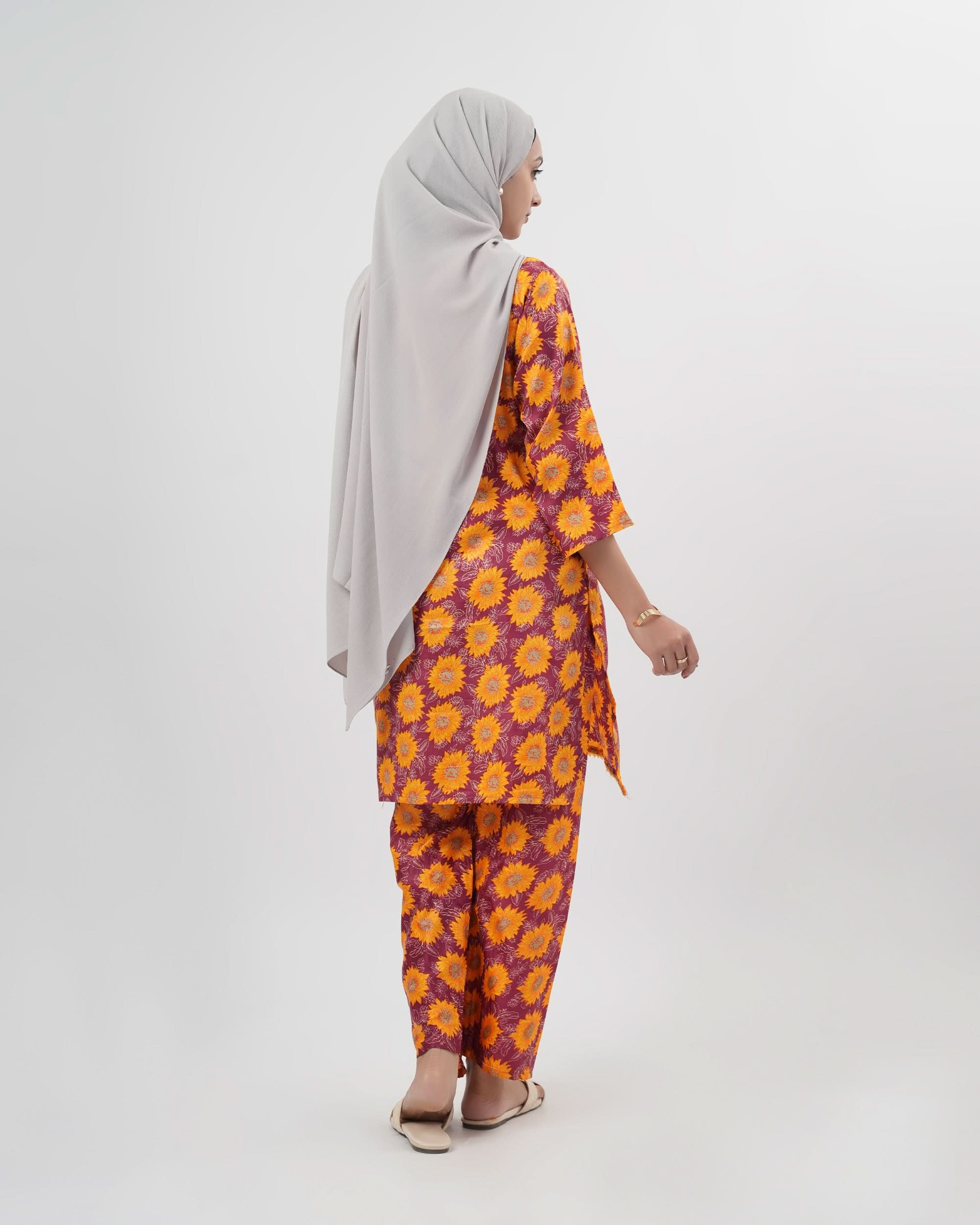 Women's 2Pc Printed Suit