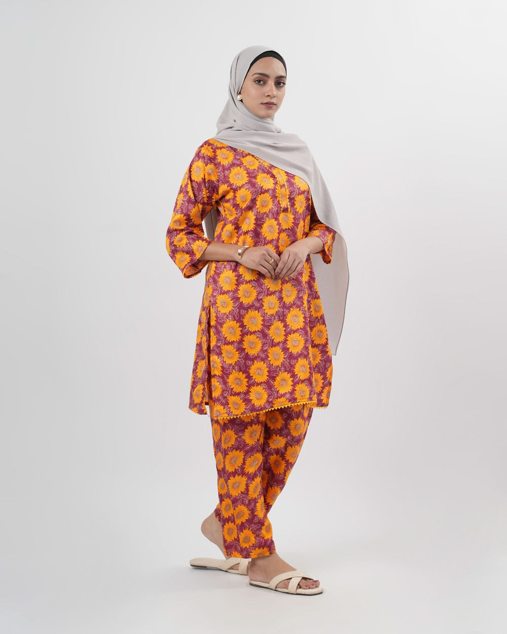 Women's 2Pc Printed Suit