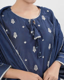 Eminent Women’s Ethnic Embroidered 3 Pcs Suit