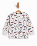 Eminent Newborn Boys Full Sleeves Sweatshirt - Oatmeal