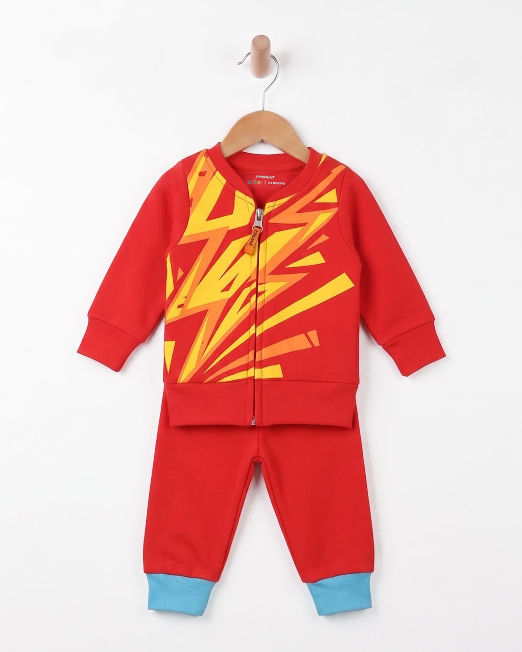 Eminent Newborn Boys 3Pcs Suit - Red