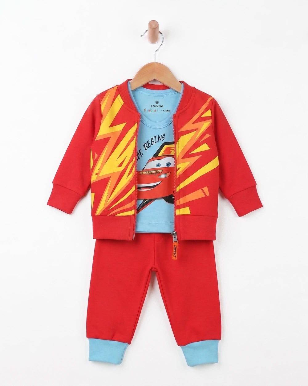 Eminent Newborn Boys 3Pcs Suit - Red