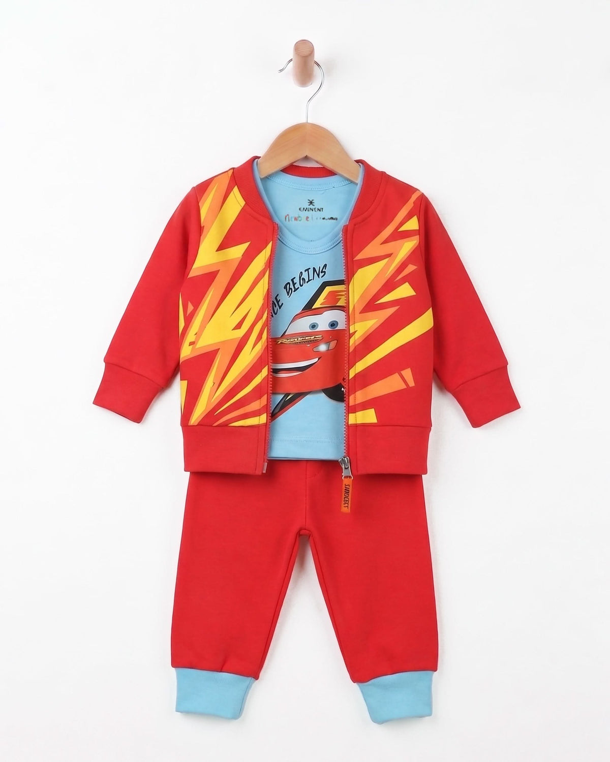 Eminent Newborn Boys 3Pcs Suit - Red