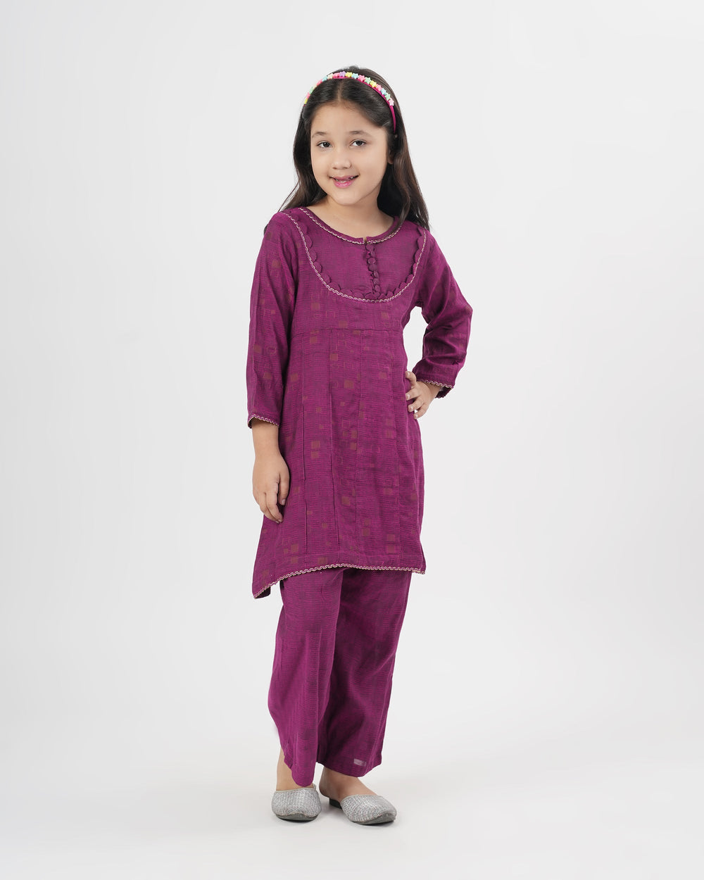 Eminent Girls' Essentials Printed 2Pc Suit