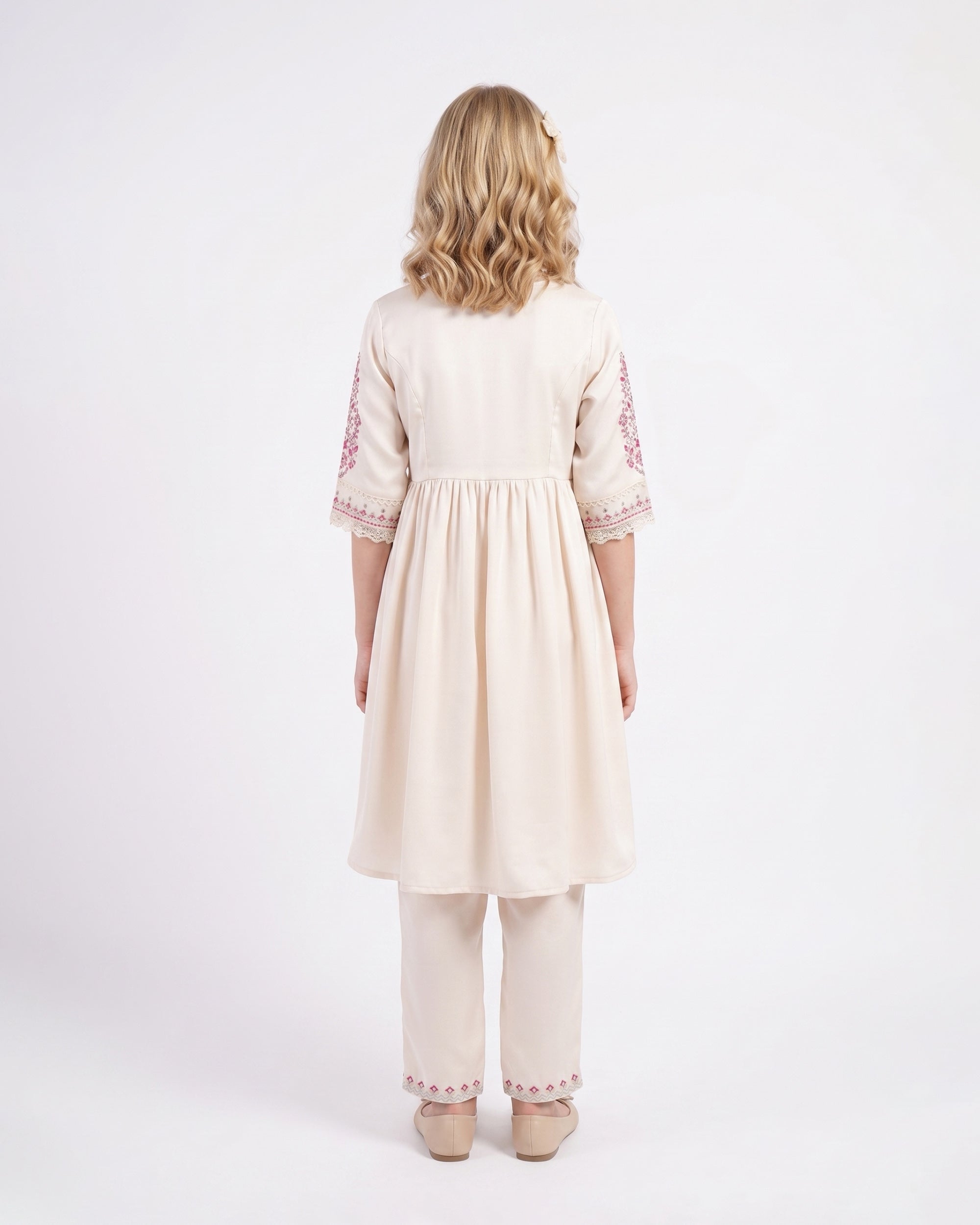 Eminent Girls’ Signature Embroidered 2 Pcs Suit