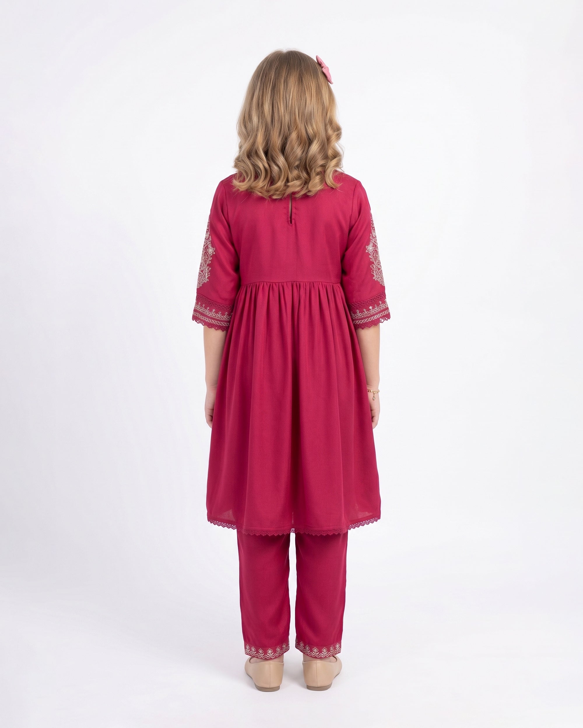 Eminent Girls’ Signature Embroidered 2 Pcs Suit