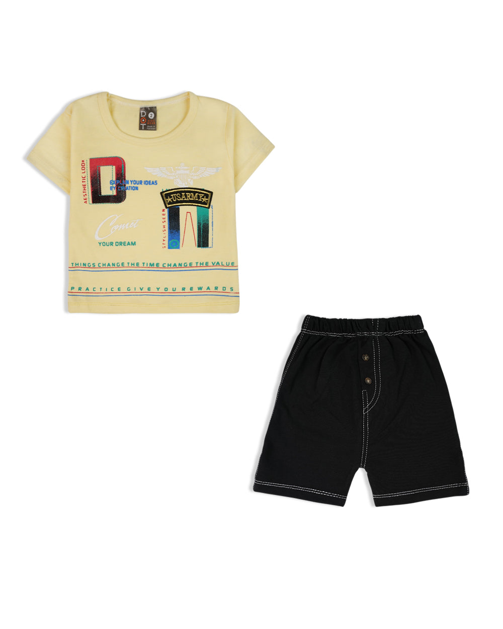 Newborn Boys' Half Sleeves Suit
