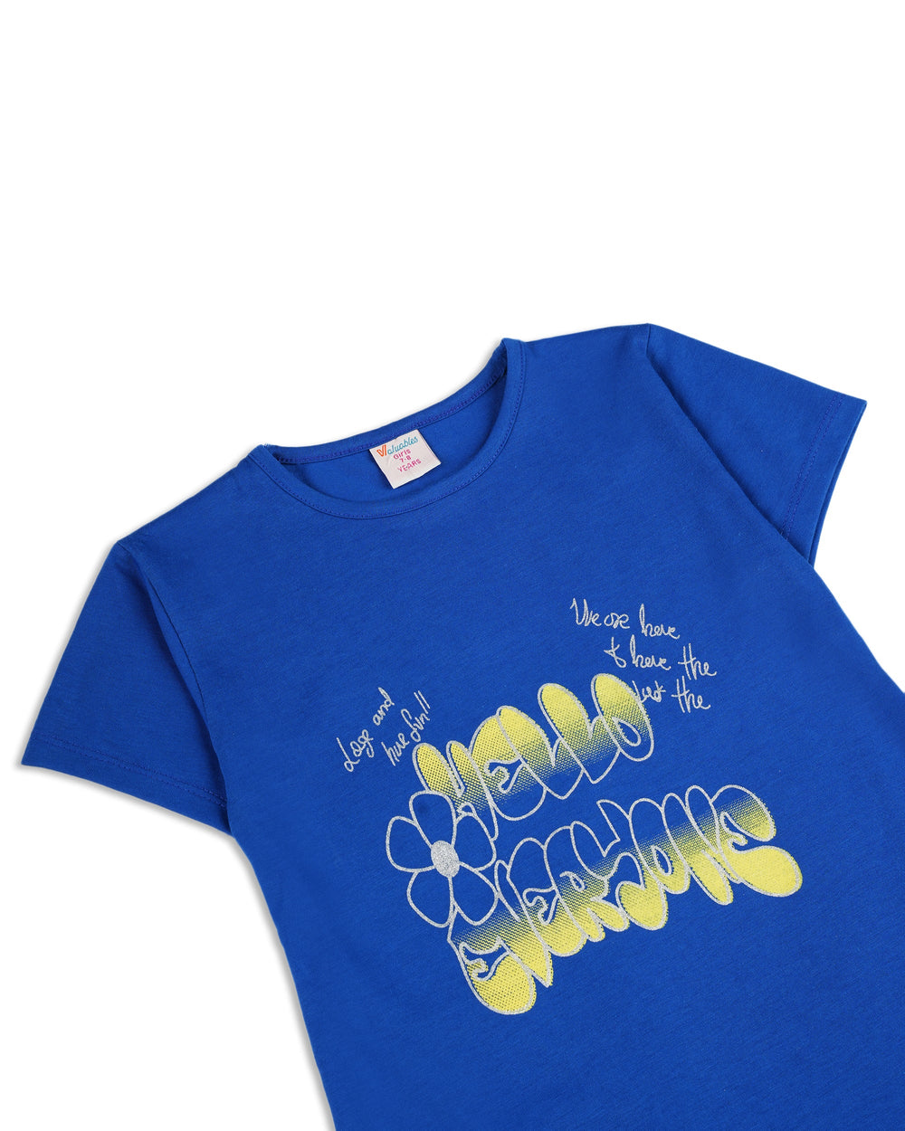 Valuables Girls' Half Sleeves T-Shirt