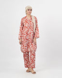 Valuables Women's Printed Jacquard 2Pc Suit