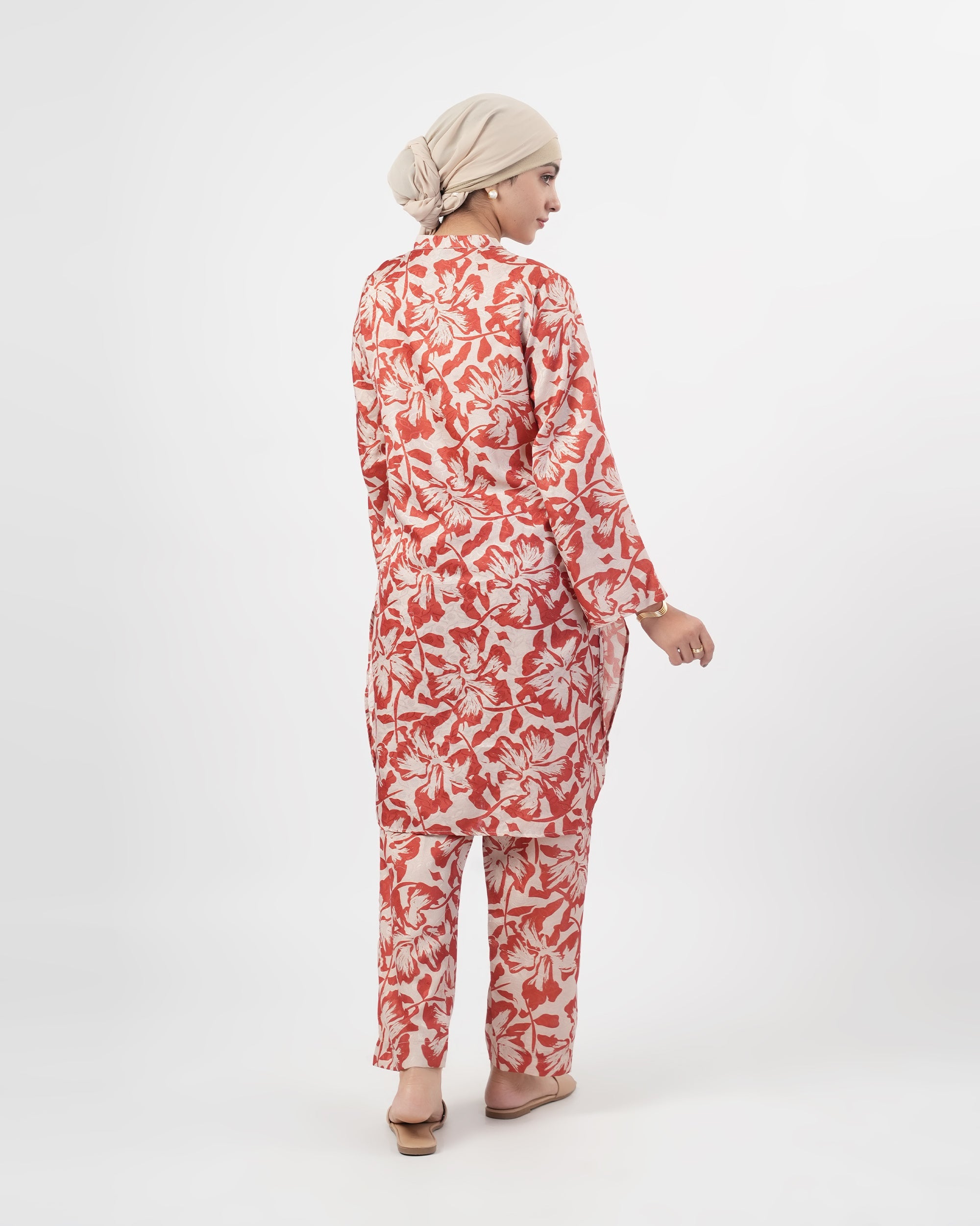 Valuables Women's Printed Jacquard 2Pc Suit