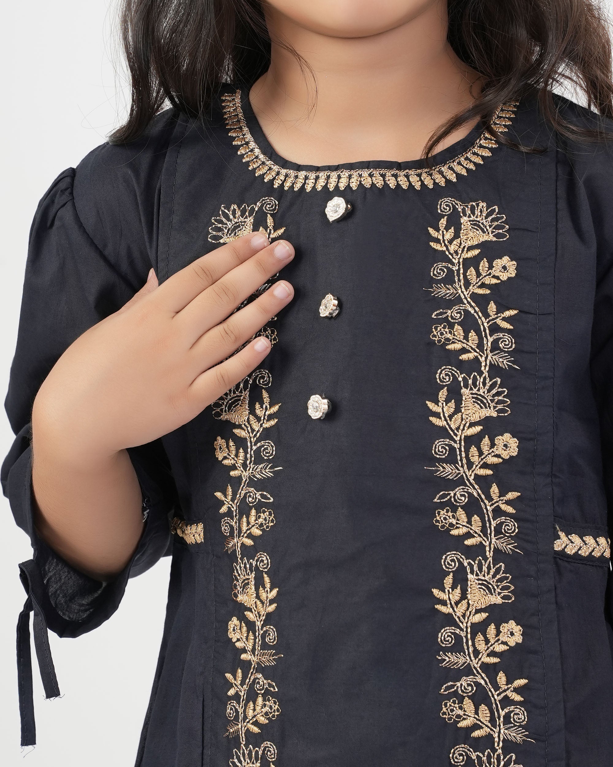 Girl's Embroidered Shalwar Kameez