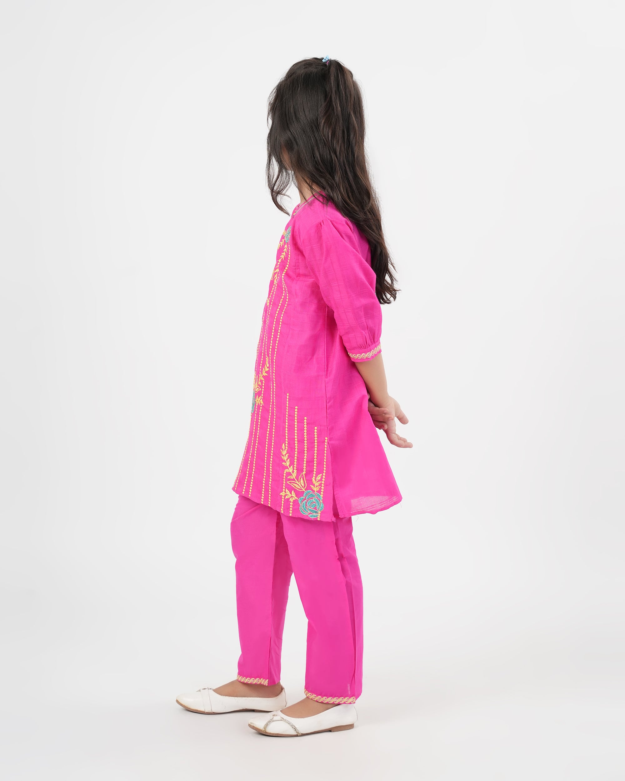 Girl's Embroidered Shalwar Kameez