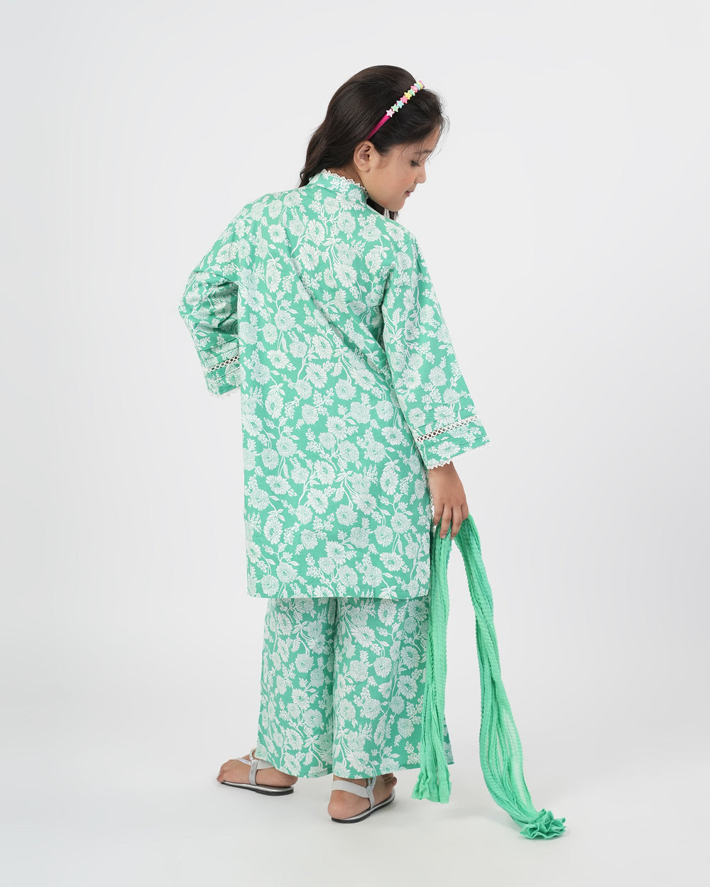 Eminent Essentials Printed 3Pc Suit
