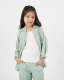 Eminent Girls' Plain Fusion 2pc Suit