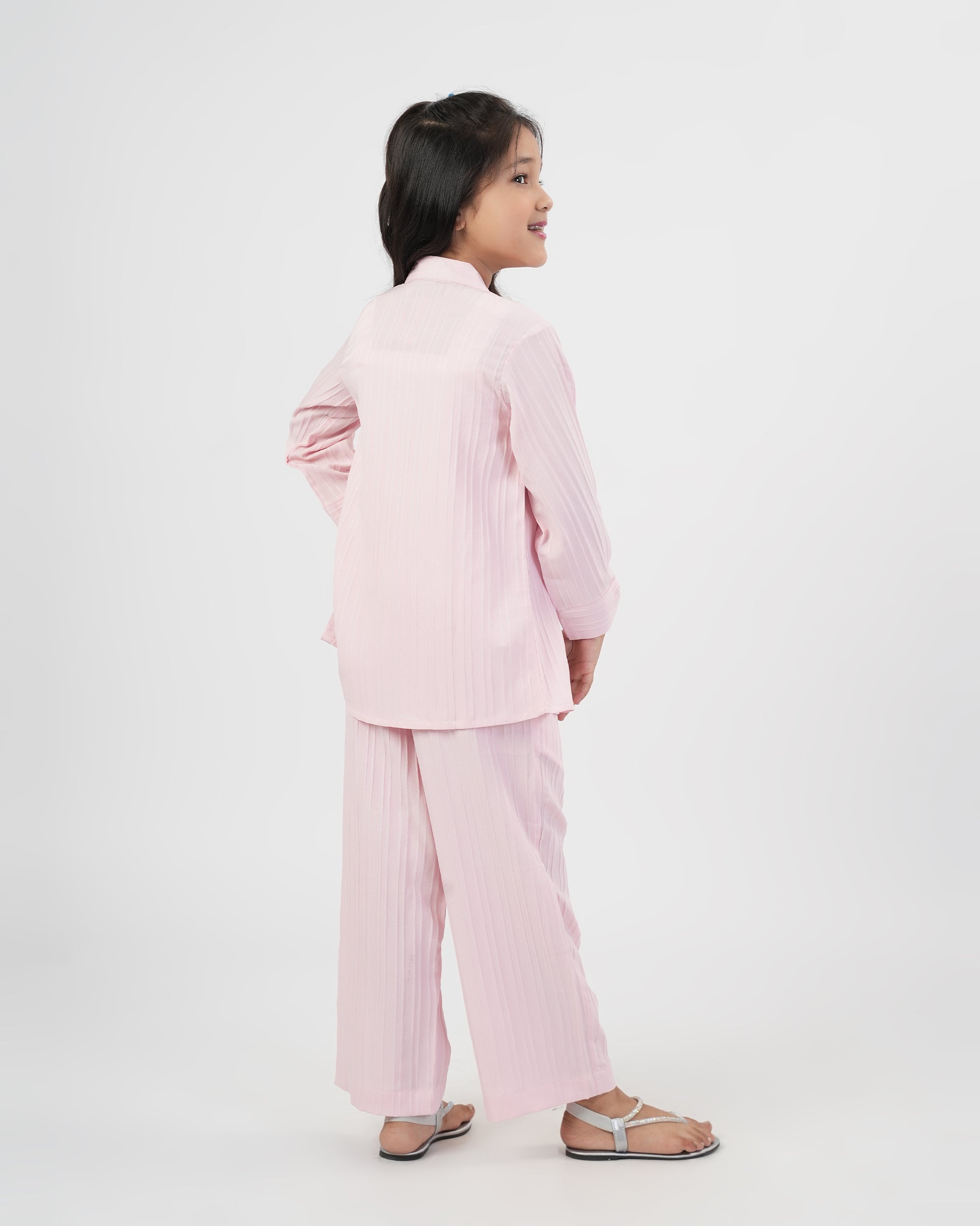 Eminent Girls' Plain Fusion 2pc Suit