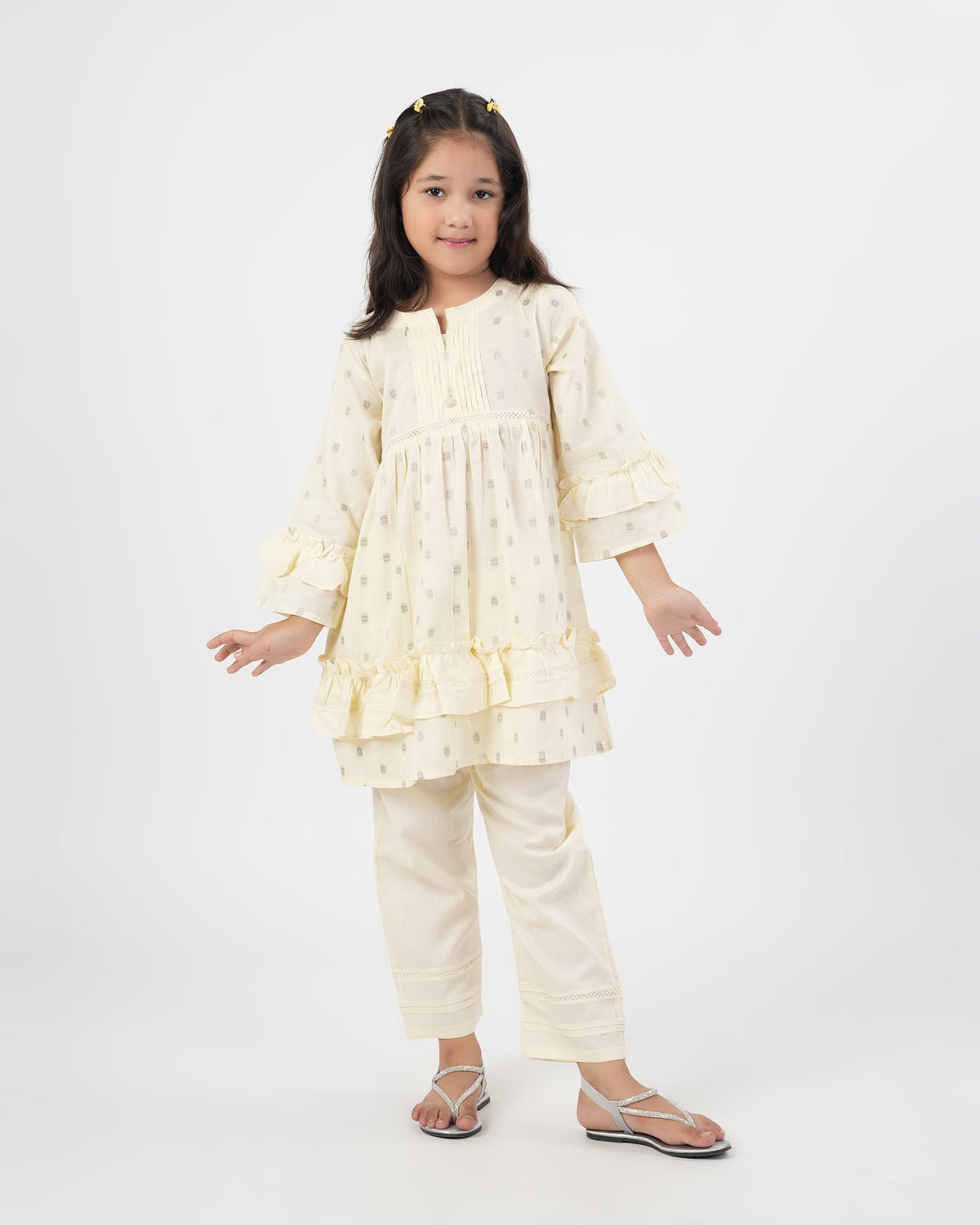 Eminent Girls' Printed Essentials 2Pc Suit
