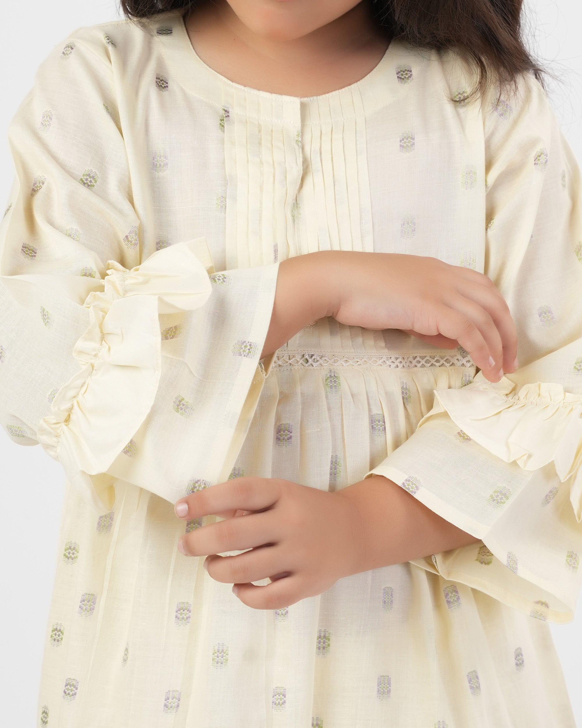 Eminent Girls' Printed Essentials 2Pc Suit