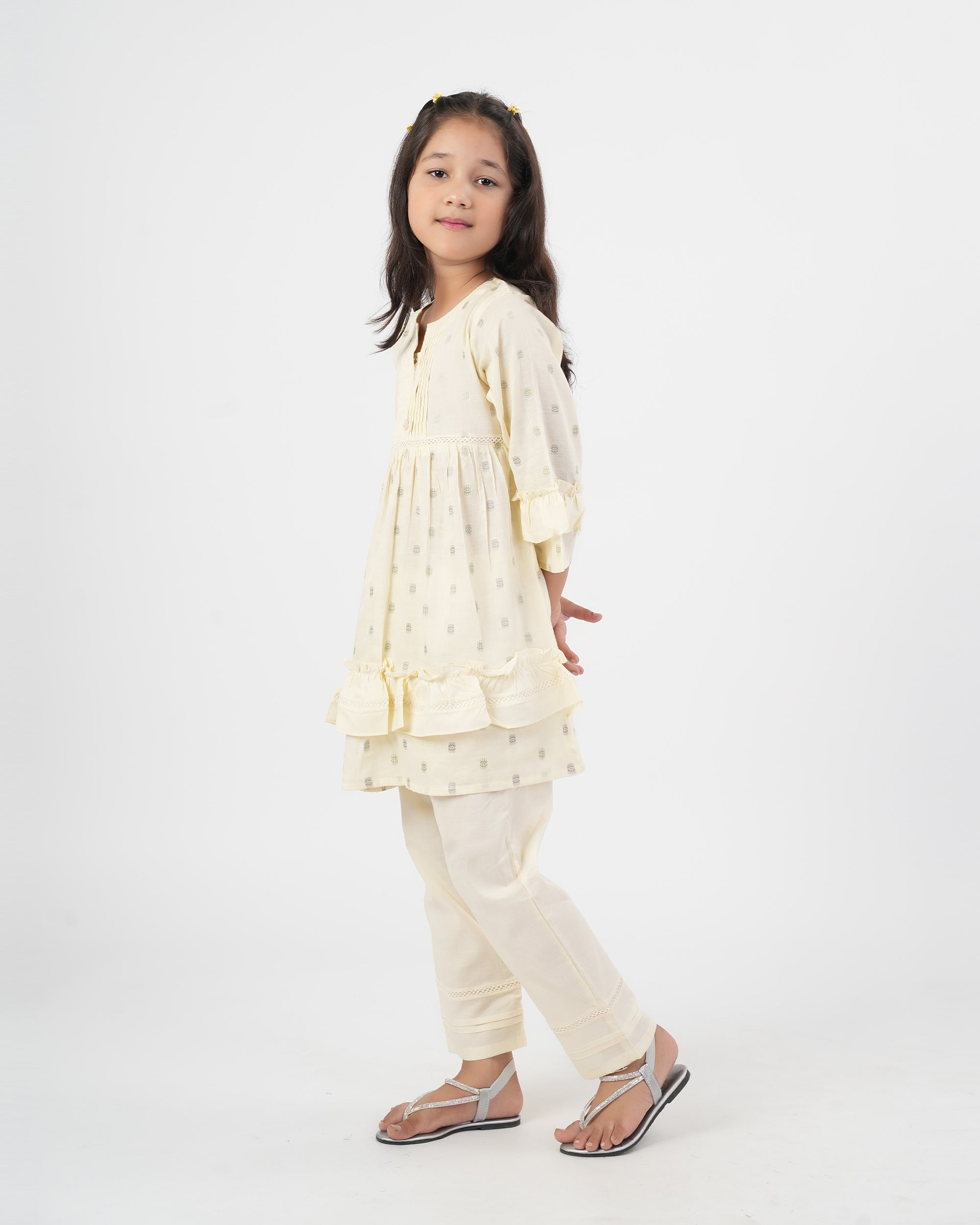 Eminent Girls' Printed Essentials 2Pc Suit