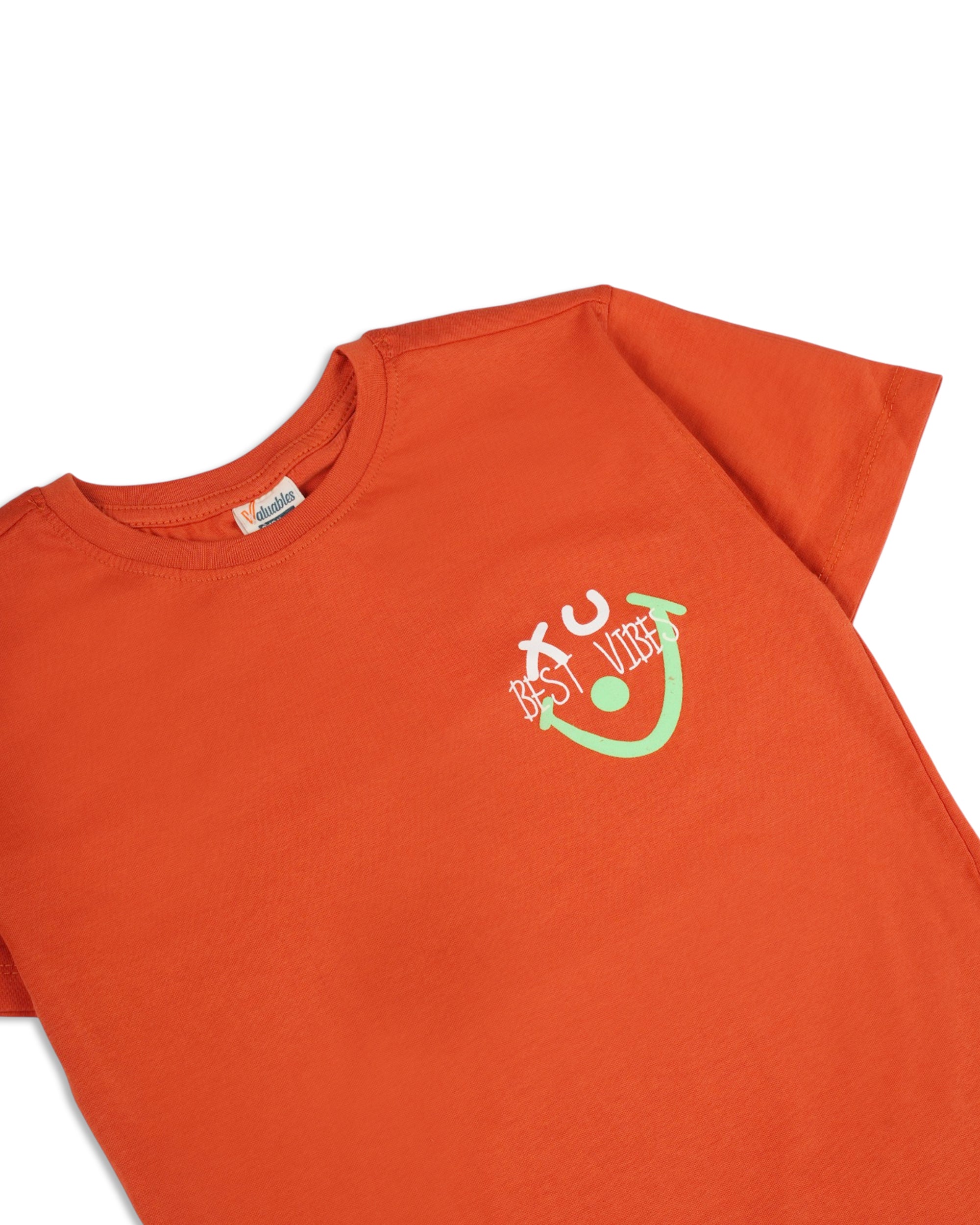 Valuables Boys' Half Sleeves T-Shirt