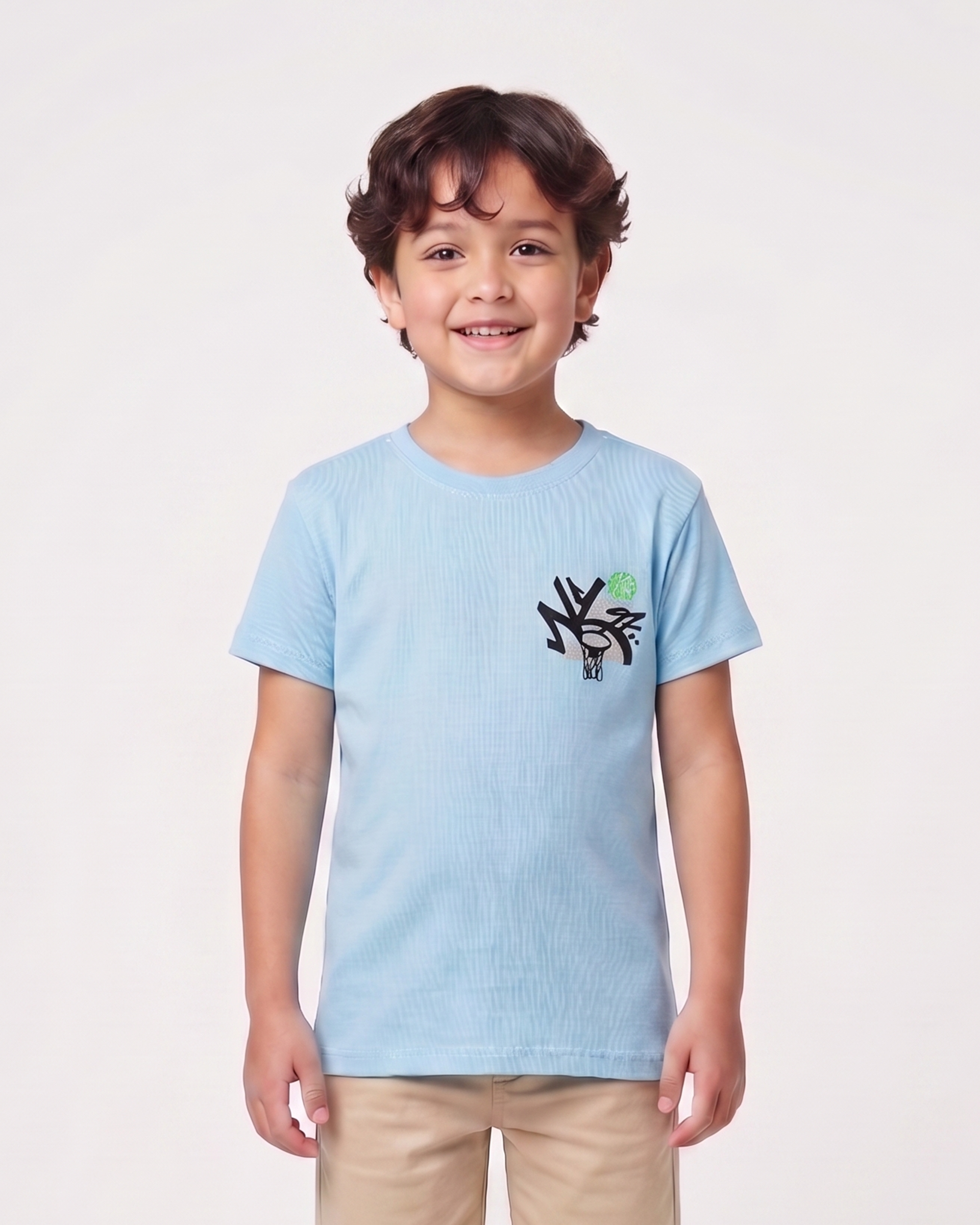 Valuables Boys' Half Sleeves T-Shirt