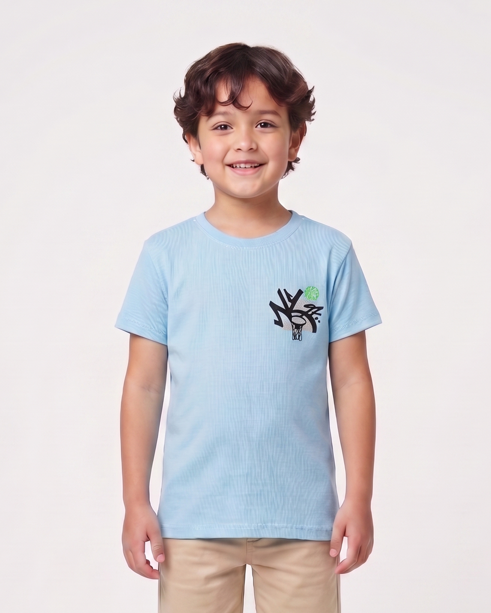 Valuables Boys' Half Sleeves T-Shirt