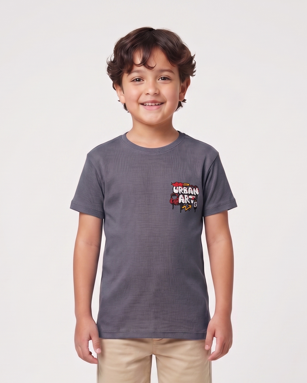 Valuables Boys' Half Sleeves T-Shirt