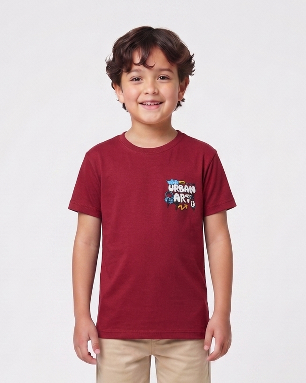 Valuables Boys' Half Sleeves T-Shirt