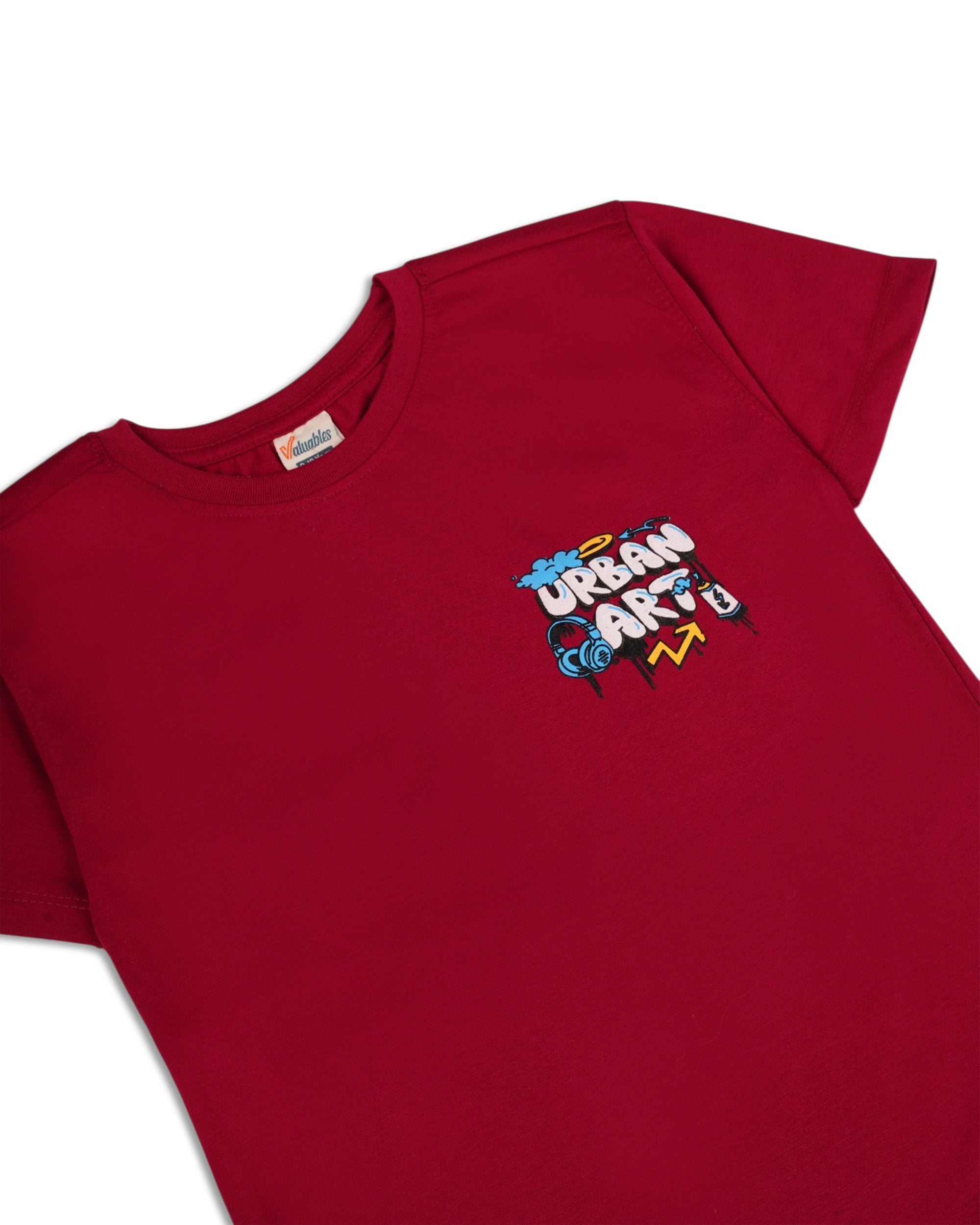 Valuables Boys' Half Sleeves T-Shirt