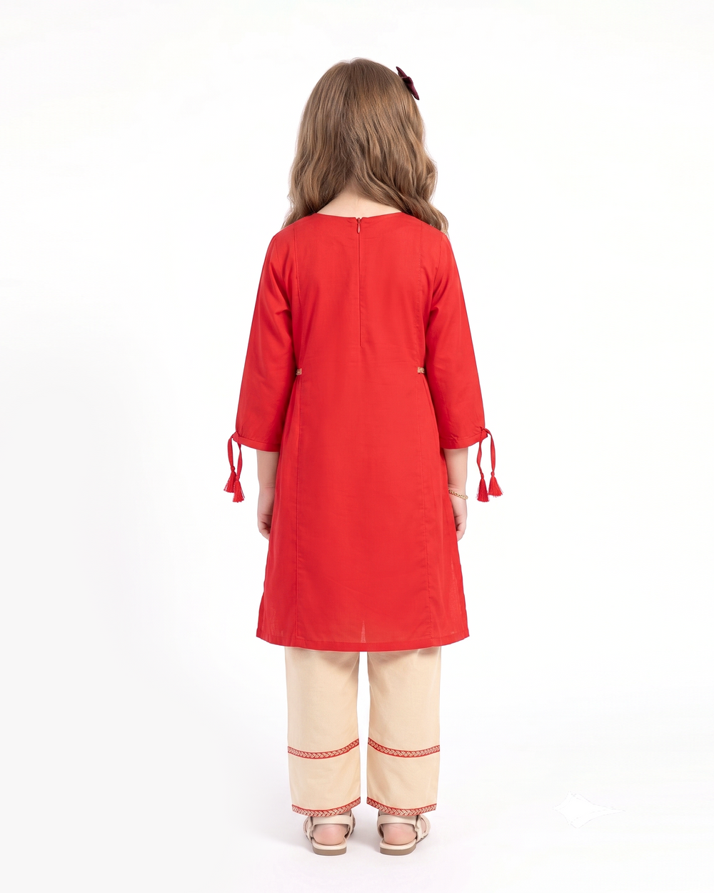 Girl's Embroidered Shalwar Kameez