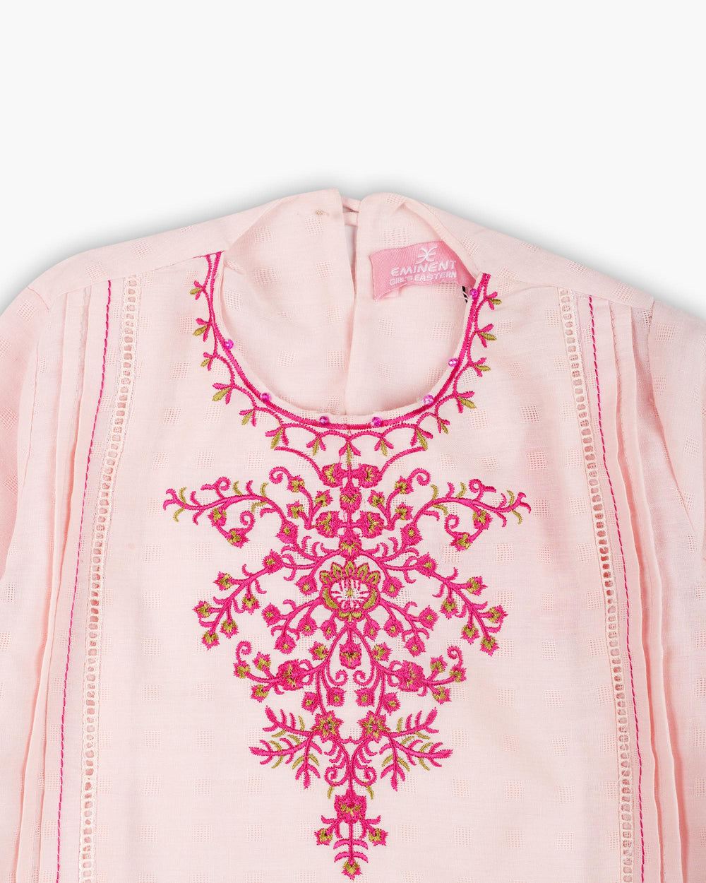 Eminent Girls' Essentials Embroidered 2Pc Suit