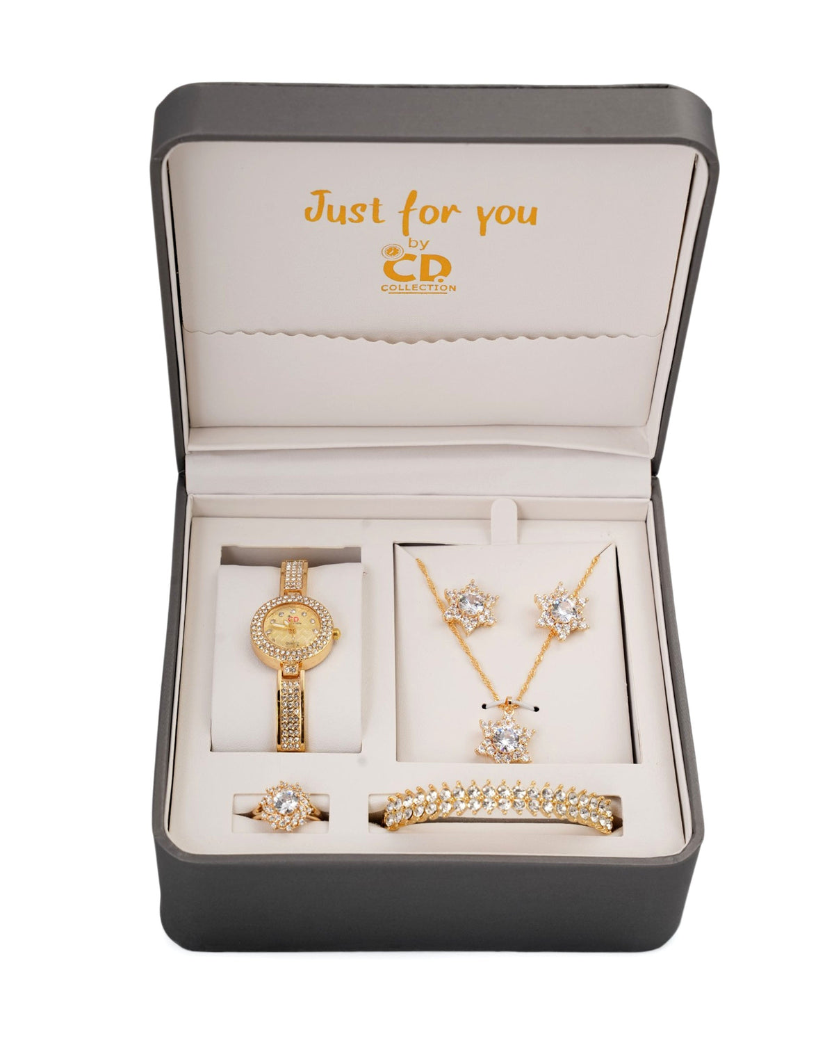 Women's Watch & Jewellery Gift Set