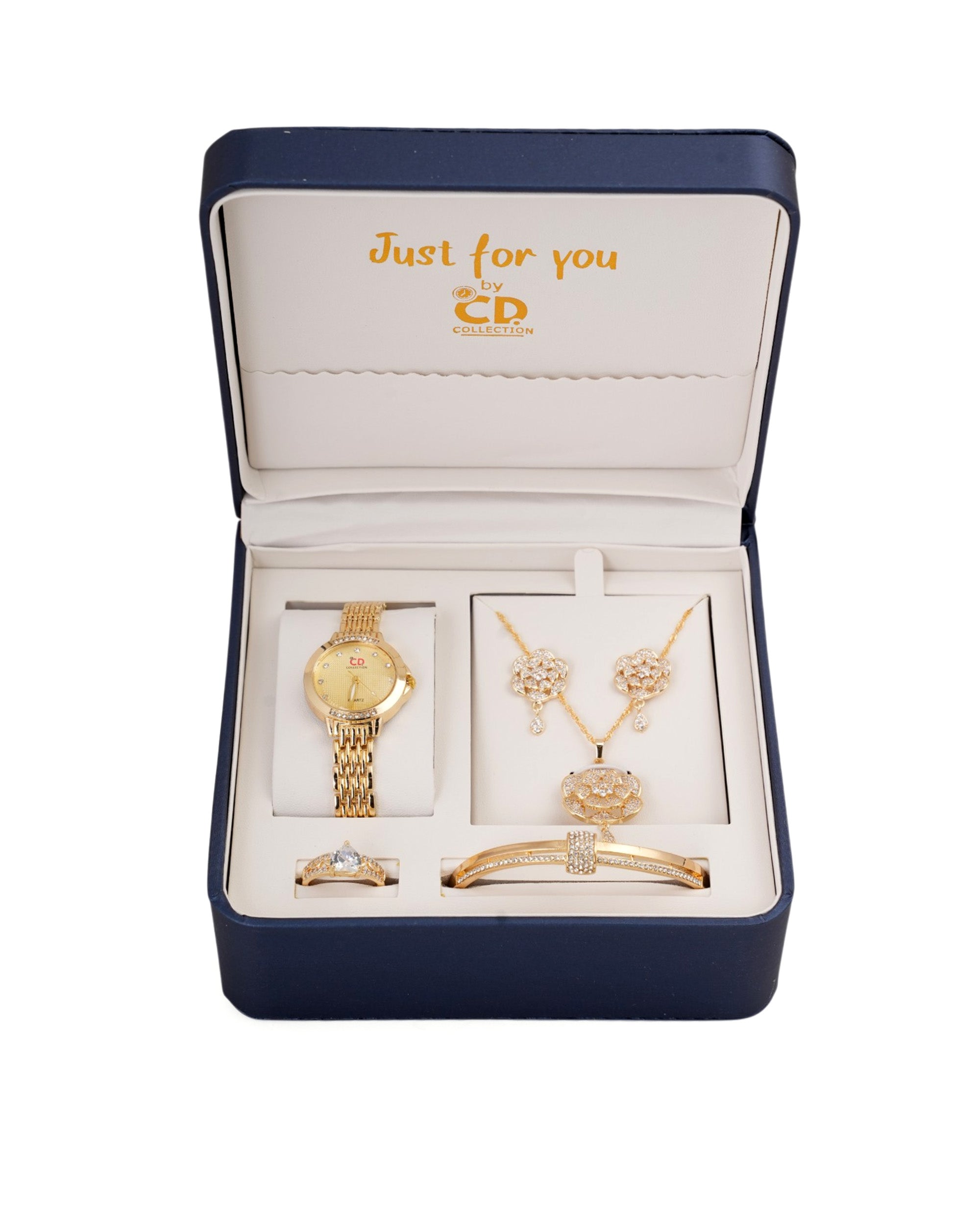 Women's Watch & Jewellery Gift Set