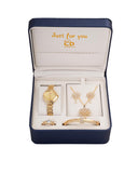 Women's Watch & Jewellery Gift Set
