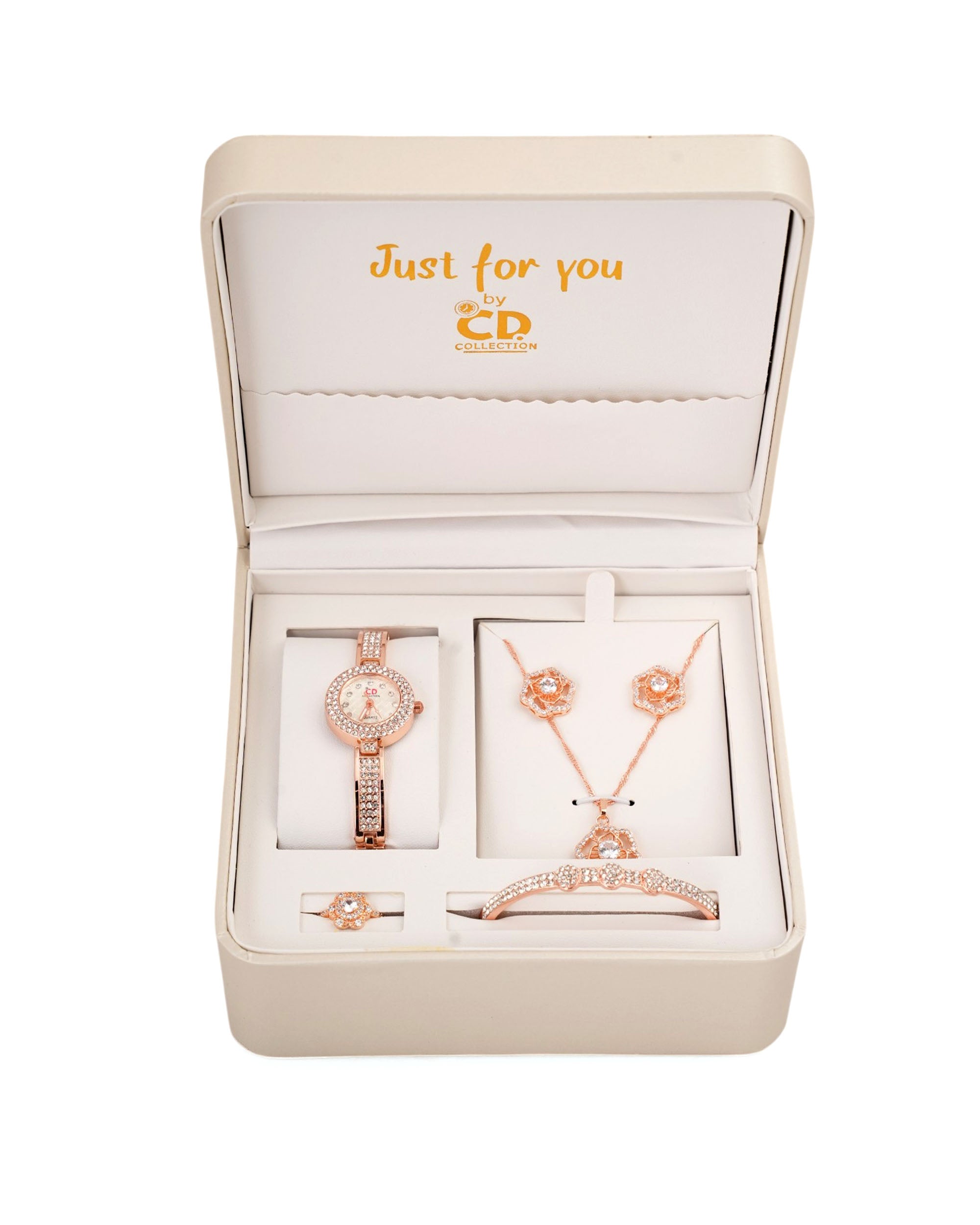 Women's Watch & Jewellery Gift Set