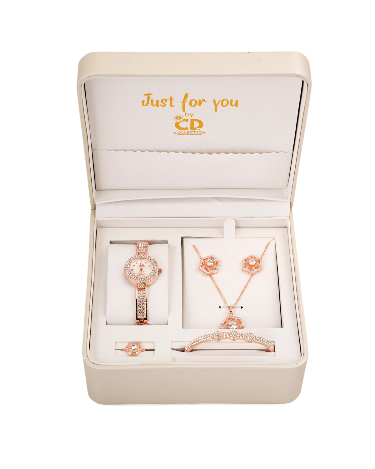Women's Watch & Jewellery Gift Set