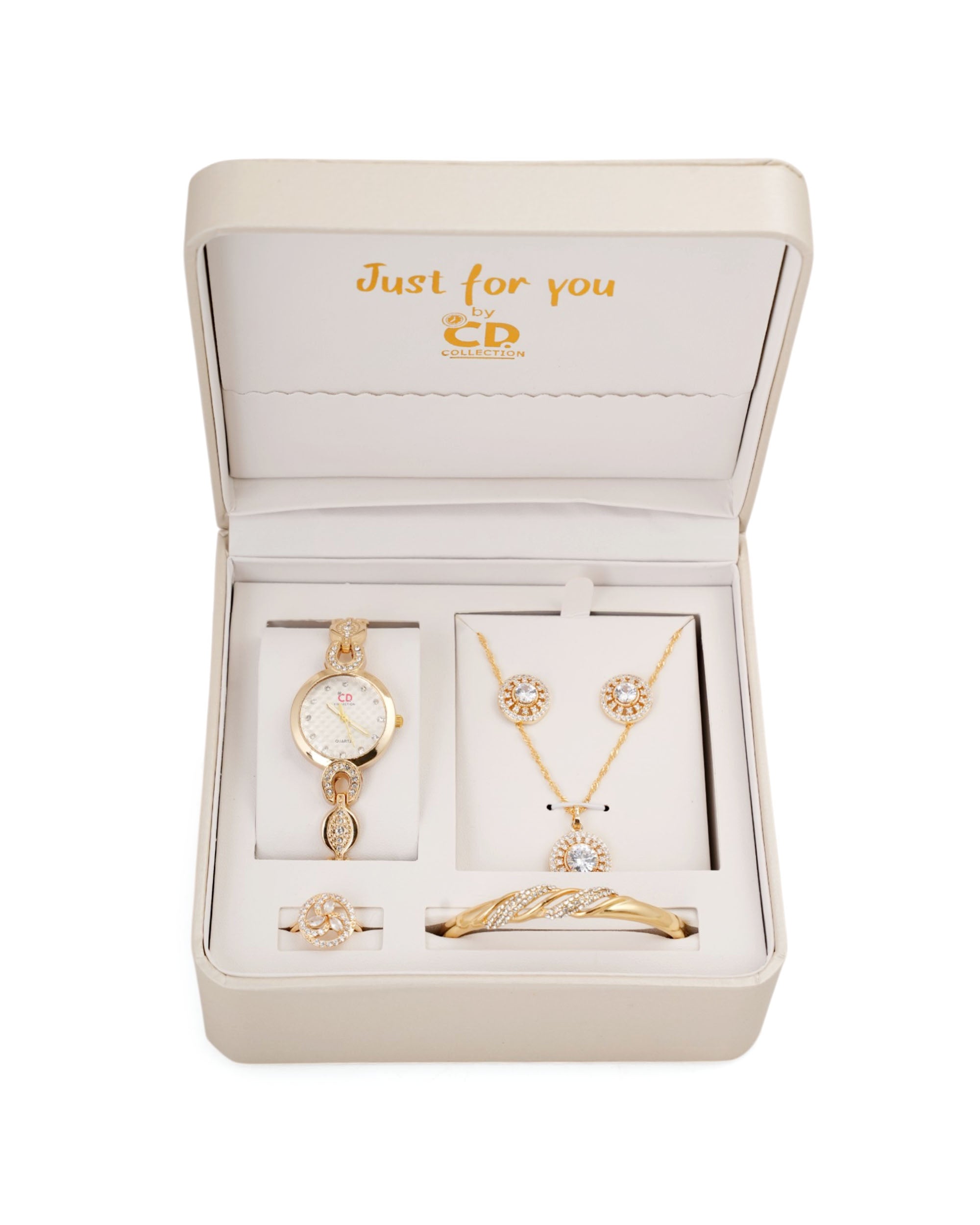 Women's Watch & Jewellery Gift Set